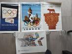 4 POSTER OLYMPISCHE SPELEN, Verzamelen, Posters, Rechthoekig Liggend, Sport, Ophalen of Verzenden, A1 t/m A3