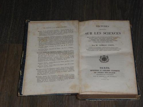 LECTURES CHOISIES SUR LES SCIENCES-M. ACHILLE COMTE, Boeken, Taal | Frans, Gelezen, Non-fictie, Verzenden