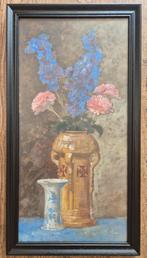 Stilleven in Tempera techniek W. Brouwer (1877-1933)?, Ophalen of Verzenden