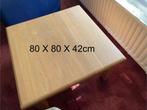 Hoektafel, Huis en Inrichting, Tafels | Bijzettafels, Gebruikt, Neutraal, Vierkant, 75 cm of meer
