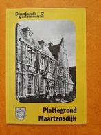 oude plattegrond Maartensdijk, 1982, met reclamekaders, Nederland, Ophalen of Verzenden, Zo goed als nieuw, 1800 tot 2000