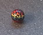 Veelkleurig panterprint piercing balletje, Ophalen of Verzenden, Nieuw, Overige materialen, Navelpiercing