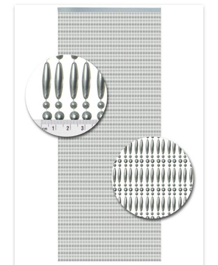 Vliegengordijn grijszilver 90x210 NIEUW, Doe-het-zelf en Verbouw, Deuren en Horren, Zo goed als nieuw, Hordeur, 200 tot 215 cm