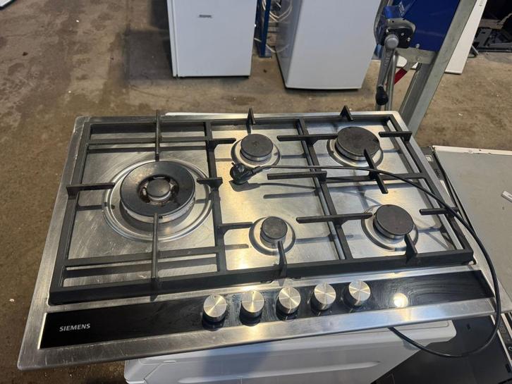 Siemens Gaskookplaat 90cm | Schoon | Garantie | Bezorging, Witgoed en Apparatuur, Kookplaten, Zo goed als nieuw, Inbouw, Gas, 5 kookzones of meer
