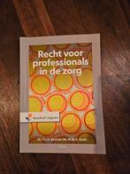 Recht voor professionals in de zorg, Boeken, Studieboeken en Cursussen, Zo goed als nieuw, Gamma, Mr. F.J.A. Beumer, Mr. M.M.A. Reith