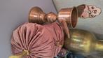 Oude  snotneus olielamp deco koper kannetje, Antiek en Kunst, Ophalen, Koper