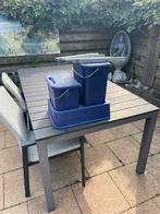 Afvalbakken op rail - Duo afvalscheiding, Huis en Inrichting, Ophalen, Kunststof, Gebruikt, Minder dan 50 cm