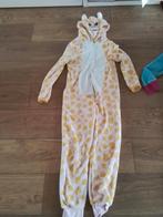 Hema knuffelpak onesie fleece huispak 134/140 giraf roze gee, Meisje, Ophalen of Verzenden, Zo goed als nieuw