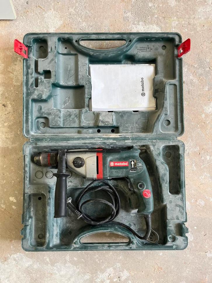 Metabo SBE 705 klopboor machine, Doe-het-zelf en Verbouw, Gereedschap | Boormachines, Gebruikt, Boormachine, 600 watt of meer