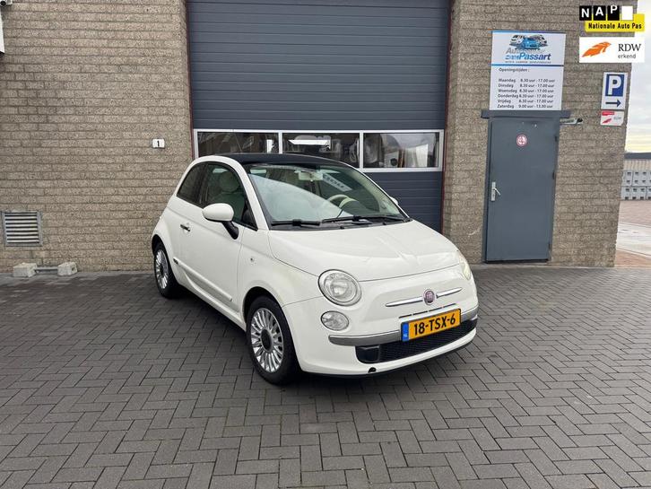 Fiat 500 1.2 Lounge, Auto's, Fiat, Bedrijf, Te koop, ABS, Airbags, Airconditioning, Bluetooth, Centrale vergrendeling, Elektrische buitenspiegels