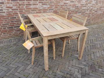 LIFE Outdoor Living, recycled teak dining set 180x90