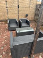 Loungeset, Tuin en Terras, Tuinsets en Loungesets, Ophalen, 5 zitplaatsen, Kunststof, Zo goed als nieuw
