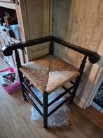 Bobbin Hoekstoel met Riet Zitting, Antiek en Kunst, Antiek | Meubels | Stoelen en Banken, Ophalen of Verzenden