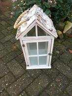 Windlicht met berkenschors, Huis en Inrichting, Woonaccessoires | Kandelaars en Kaarsen, Ophalen of Verzenden, Zo goed als nieuw