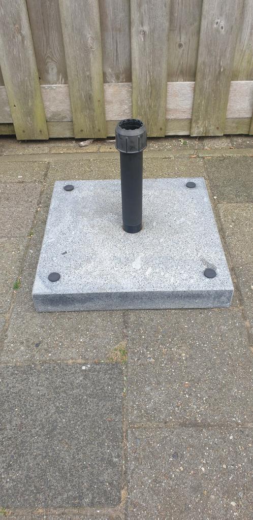 parasolvoet voet droogmolen graniet, Tuin en Terras, Parasols, Gebruikt, Parasolvoet, Minder dan 1 meter, Ophalen