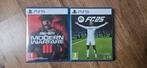 Call of Duty Modern Warfare 3 & FC25 - PS5, Spelcomputers en Games, Ophalen, Zo goed als nieuw