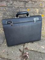 Hammonds Flycatcher Expandable Genuine Leather Attachékoffer, Overige merken, Zwart, Ophalen of Verzenden, Zo goed als nieuw