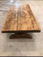 Mooie salontafel kloostertafel l. 1.40 x br. 0.67 x h. 0.45, Huis en Inrichting, Tafels | Salontafels, Ophalen, 100 tot 150 cm
