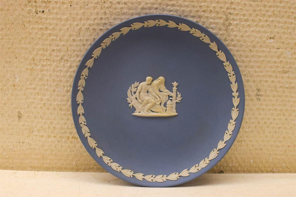 Blauw bordje 45356, Gebruikt, Ophalen of Verzenden, Bord(en), Wedgwood