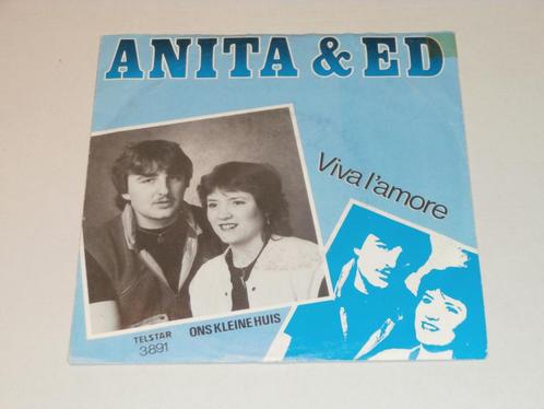 Anita & Ed, Telstar vinyl single 3891, Cd's en Dvd's, Vinyl | Nederlandstalig, Zo goed als nieuw, Levenslied of Smartlap, Overige formaten