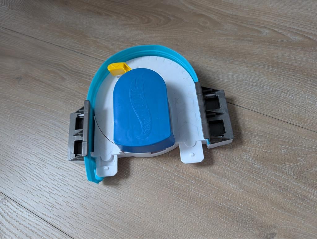 Hot Wheels - verstelbare bocht met versnelling, Ophalen of Verzenden, Zo goed als nieuw, Handmatig, Hot Wheels