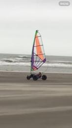 Blokart zeilwagen rvs op basis van Peter Lynn kart, Gebruikt, Minder dan 15 m², Overige typen, Ophalen
