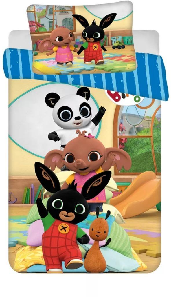 Bing Konijn Baby / Peuter Dekbedovertrek 100 x 135 cm, Kinderen en Baby's, Kinderkamer | Beddengoed, Nieuw, Dekbedovertrek, Overige kleuren