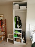 Ikea PAX kledingkast 75x58x236 cm met kledingroede verdeler, Huis en Inrichting, Kasten | Kledingkasten, 50 tot 100 cm, Gebruikt
