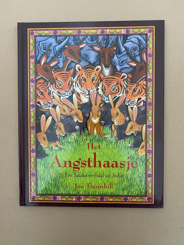 Het angsthaasje - Jan Thornhill, Boeken, Kinderboeken | Kleuters, Zo goed als nieuw, Fictie algemeen, Ophalen of Verzenden