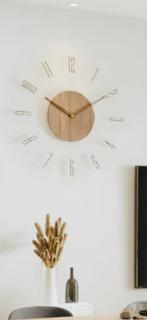 Moderne wandklok, Ophalen of Verzenden, Nieuw, Analoog, Wandklok