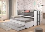 Sam halfhoogslaper (met bureau, logeerbed en lade) - Wit