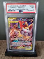 Charizard & Braixen GX - Alternate art promo sm230 - Psa 9, Nieuw, Foil, Ophalen of Verzenden, Losse kaart