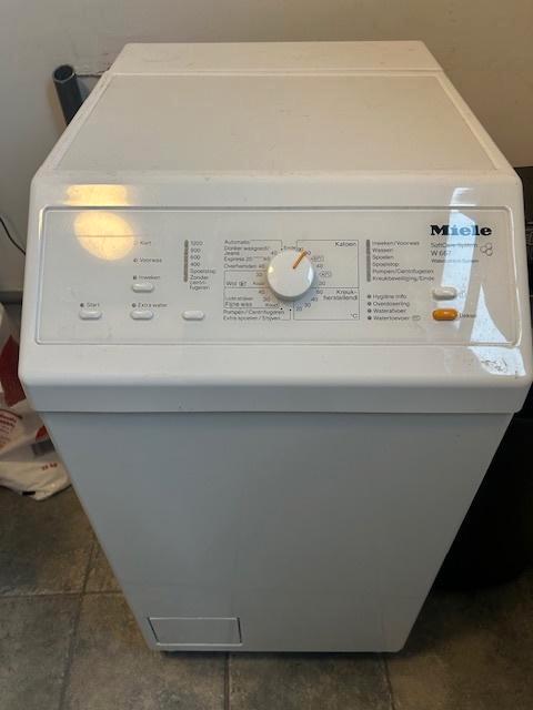 Wasmachine Miele W667 Bovenlader, Witgoed en Apparatuur, Wasmachines, Zo goed als nieuw, Bovenlader, 4 tot 6 kg, 85 tot 90 cm