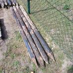 4 ronde, geïmpregneerde palen van +- 2,00 meter, Ophalen, Gebruikt, 180 tot 250 cm, Palen