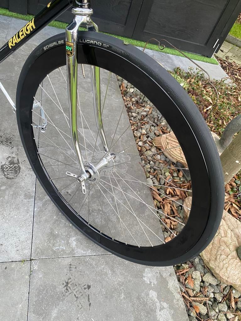 Mid 80’er jaren Raleigh (Fixie Fixed Gear Vast verzet look), Fietsen en Brommers, Fietsen | Oldtimers, 55 tot 59 cm, Ophalen, Jaren '60 of nieuwer