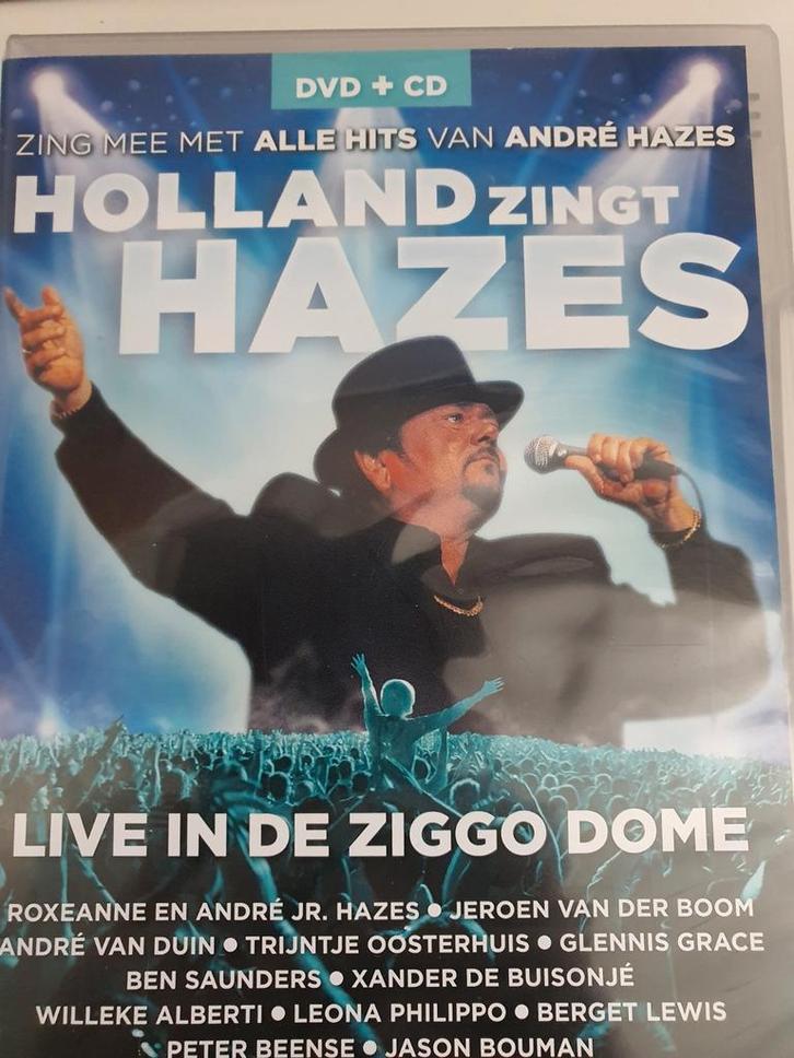 Holland Zingt Hazes - Live in de Ziggo Dome DVD+CD, Cd's en Dvd's, Dvd's | Nederlandstalig, Zo goed als nieuw, Film, Muziek, Boxset