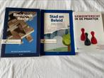 Recht & Beleid - 3 Schoolboeken Avans Integrale Veiligheid, Boeken, Ophalen of Verzenden, Zo goed als nieuw, Overige niveaus, Overige vakken