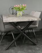 Eettafel, Huis en Inrichting, Tafels | Eettafels, Ophalen, Gebruikt, 100 tot 150 cm, 50 tot 100 cm