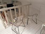 Early Vintage knoll daimond chairs ( Harry Bertoia), Ophalen, Gebruikt, Twee, Wit