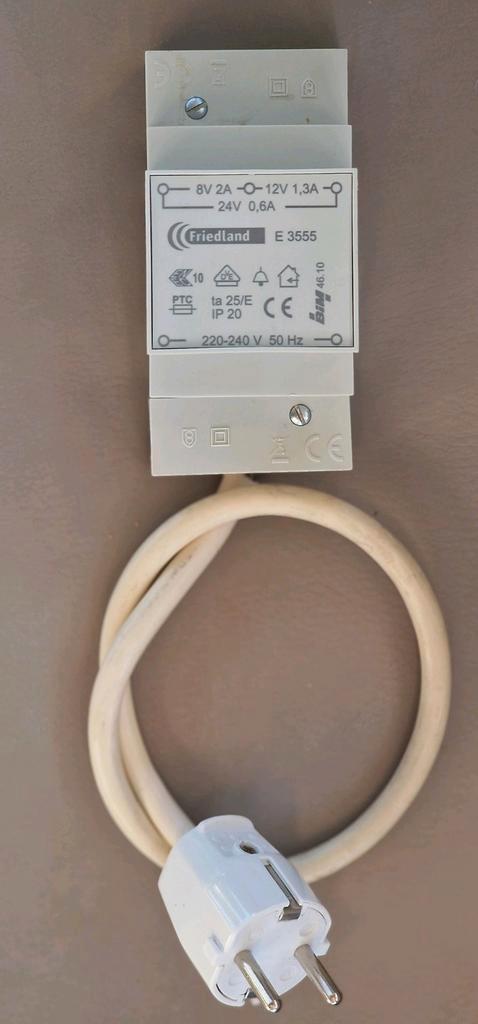 Deurbel transformator Friedland E 3555, Huis en Inrichting, Deurbellen, Zo goed als nieuw, Ophalen of Verzenden