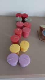 kaarsjes en glaasjes, Huis en Inrichting, Woonaccessoires | Kandelaars en Kaarsen, Ophalen, Nieuw, Overige materialen, Minder dan 25 cm