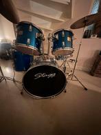 Stagg Drumstel - Metallic Blauw, Ophalen, Gebruikt, Overige merken