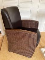 Lloyd Loom Stoel, Ophalen, Gebruikt, Bruin, Leer