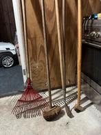 Tuingereedschap Set - Hark, Cultivator, Schoffel, Bezem, Tuin en Terras, Ophalen of Verzenden, Gebruikt, Overige soorten
