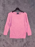 Ralph Lauren Chaps Cable Knit Trui XL Roze, Gedragen, Roze, Maat 46/48 (XL) of groter, Ralph Lauren