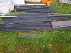 Restpartij keralit, donker grijs, ral 7016., Tuin en Terras, Ophalen, Gebruikt, Minder dan 180 cm, Palen