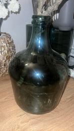 Grote glasvaas groen, Ophalen of Verzenden, Groen, Glas, Minder dan 50 cm