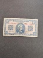 nederland 2,5 gulden 1945 gebruikt, Postzegels en Munten, Bankbiljetten | Nederland, 1 gulden, Verzenden
