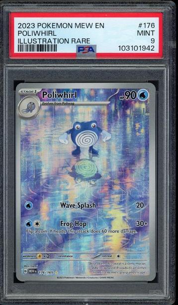 Poliwhirl [Illustration Rare] PSA 9 - 176/165 -151 2023 beschikbaar voor biedingen