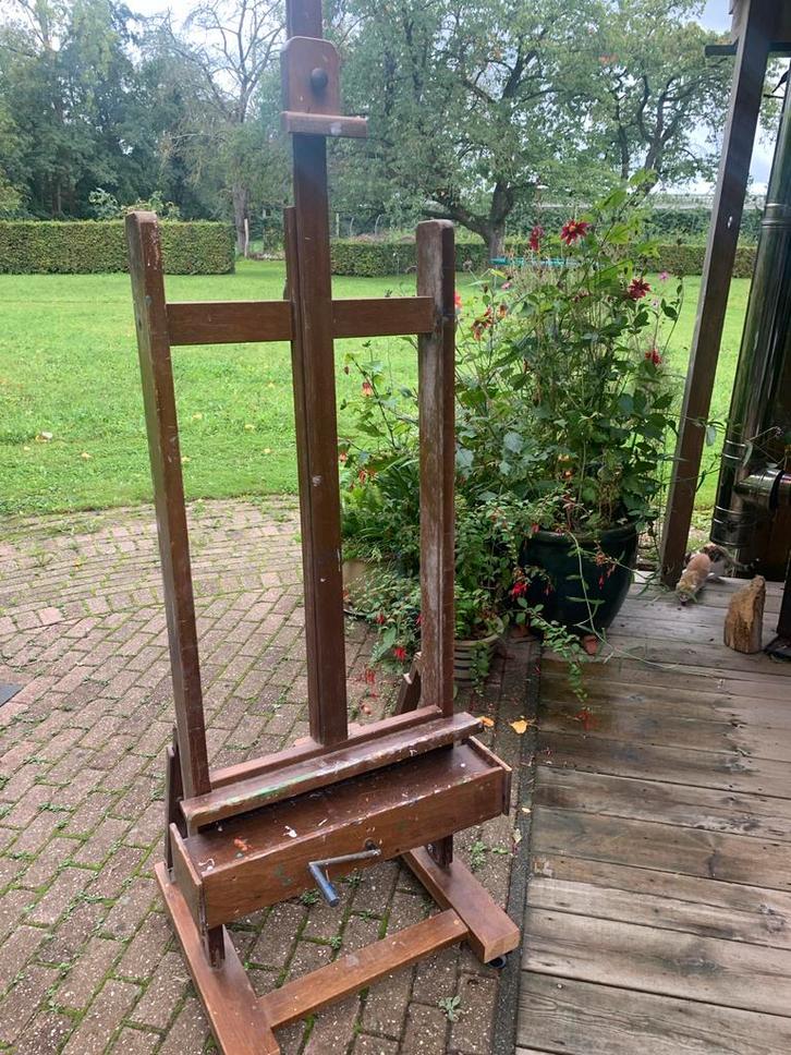 Mabef 04 Professionele Schildersezel met Laden & Wielen, Hobby en Vrije tijd, Schilderen, Gebruikt, Ezel, Ophalen of Verzenden